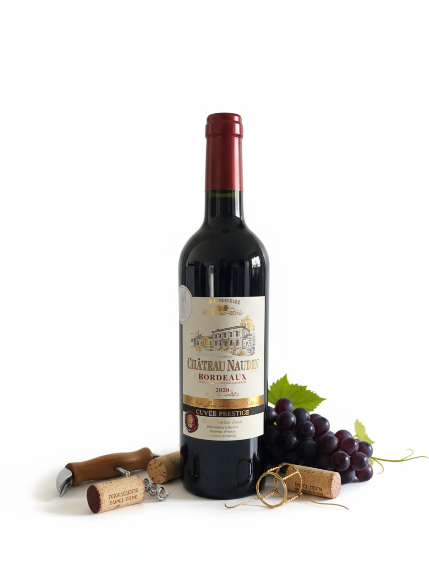 Château Naudin Cuvée prestige 2020 rouge 37.5 cl